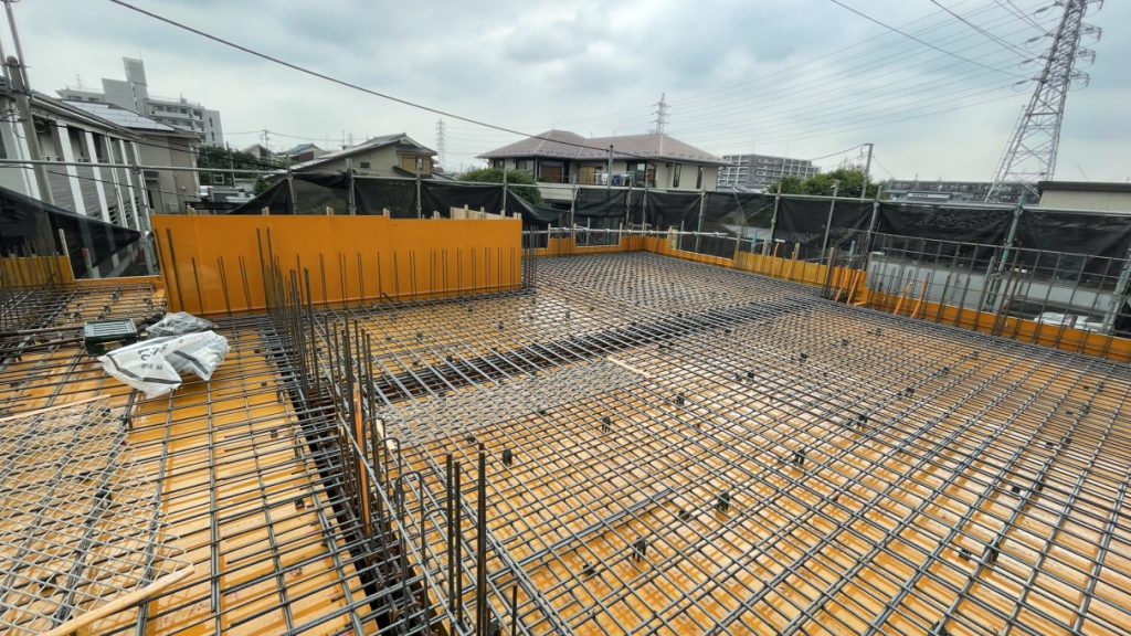 RC住宅の躯体工事